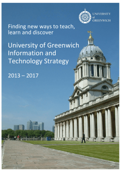 IT Strategy - University of Greenwich