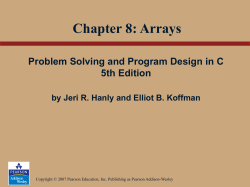 Chapter 8 - KSU Web Home
