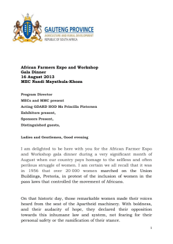 african farmer gala dinner speech