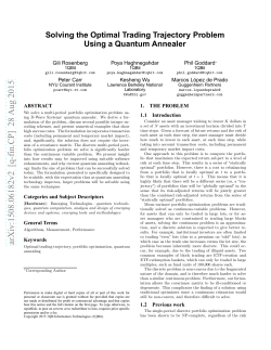 Solving the Optimal Trading Trajectory Problem Using a