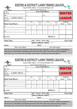 Copy of Exeter Score sheet Winter League