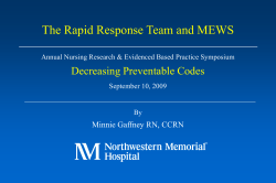 Modified Early Warning Score (MEWS)