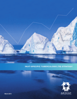 inuit-specific tuberculosis (tb) strategy