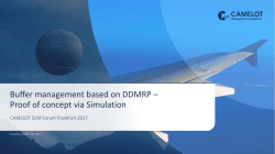 Buffer management based on DDMRP &ndash; Proof of concept via
