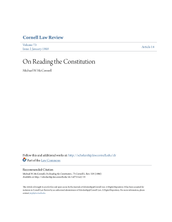On Reading the Constitution