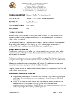Created 06/06/11 Page - 1 - of 2 POSITION DESCRIPTION