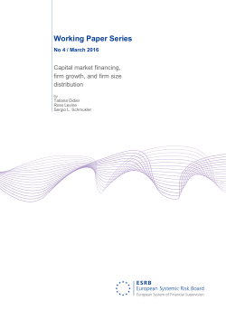 Capital market financing, firm growth, and firm size distribution