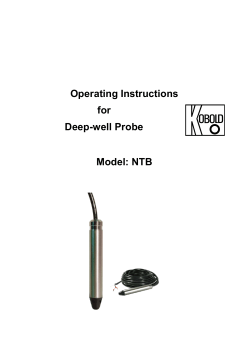NTB - Deep Well Level Probe