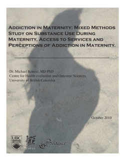 Addiction in Maternity: Mixed Methods Study on Substance Use