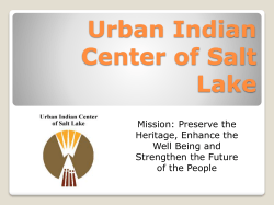 Indian Walk-in Center of Salt Lake City Presentation