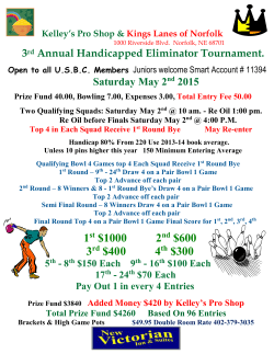 2007 Kelley`s Pro Shop Customer Apparition Tournament