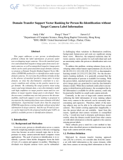 Domain Transfer Support Vector Ranking for Person Re