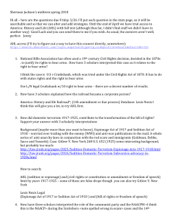 Sherman Jackson`s midterm spring 2010 Hi all &ndash; here are the