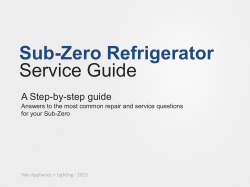 Sub-Zero Refrigerator