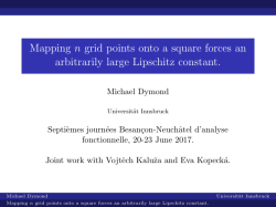 Mapping n grid points onto a square forces an arbitrarily large