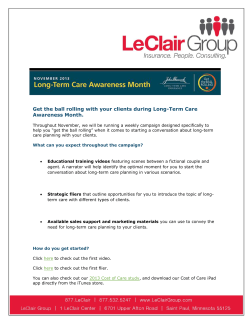 Get the ball rolling with your clients during Long