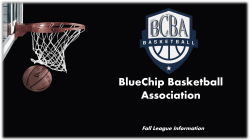 Fall League Information