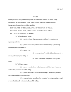 S - Texas Legislature Online