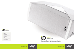 Compact Sound Reinforcement System