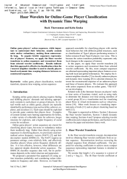 Haar Wavelets for Online-Game Player Classification with Dynamic