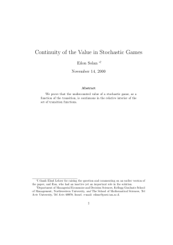 Continuity of the Value in Stochastic Games