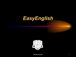 EasyEnglish Presentation