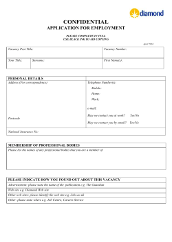 CLRC Normal Template - Diamond Light Source