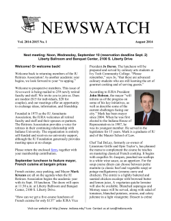 August 2014 - Indiana University Bloomington