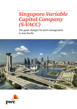 Singapore Variable Capital Company (S-VACC)