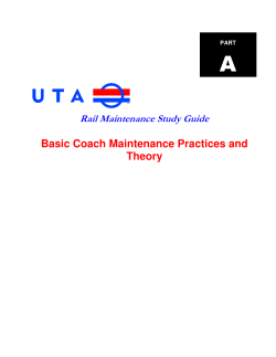 Basic Coach Maintenance Practices and Theory