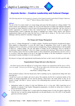 John Smith - Adaptive Learning