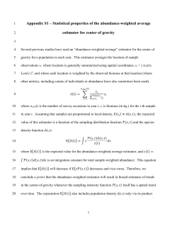 Calculating center of gravity, population boundaries, the