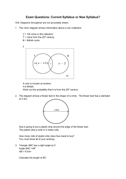 Exam Questions: Current Syllabus or New Syllabus? N.B. Diagrams