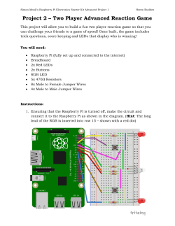 Project 2 &ndash; Two Player Advanced Reaction Game