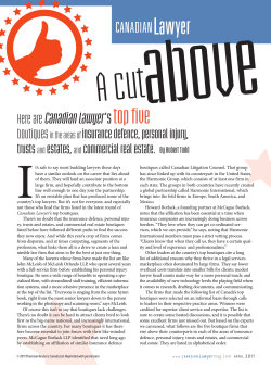 Canada`s Top 5 Personal Injury Law Firms