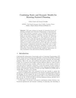 Combining Static and Dynamic Models for Boosting Forward