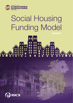 SCSI Social Housing Funding Model Report.indd