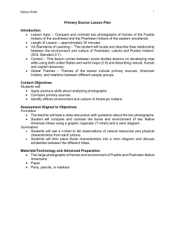 native American lesson plan