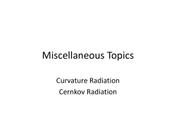 Miscellaneous Topics