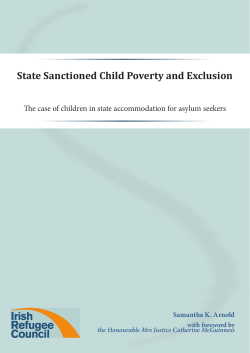 State Sanctioned Child Poverty and Exclusion