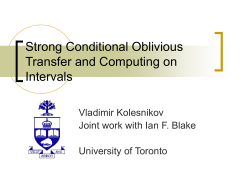 Strong Conditional Oblivious Transfer and Computing on