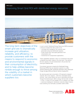 Improving Smart Grid ROI with distributed energy