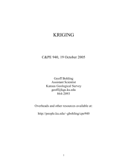 KRIGING