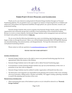 third party event policies and guidelines