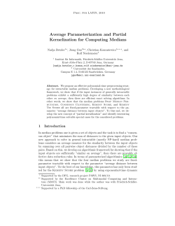 Average Parameterization and Partial Kernelization for Computing