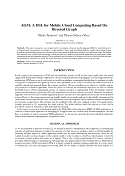 AGM: A DSL for Mobile Cloud Computing Based On Directed Graph