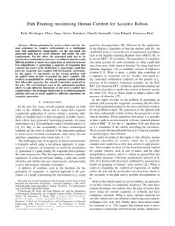 Path Planning maximising Human Comfort for Assistive