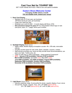 Cast Your Net for TOURIST - Eastern Shore of Virginia