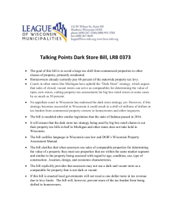 Talking Points on Dark Store Bill