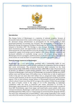 projects in energy sector